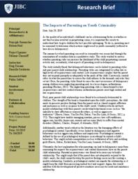 The impact of parenting on youth criminality