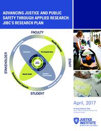 Advancing justice and public safety through applied research: JIBC's research plan
