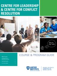 Centre for leadership & centre for conflict resolution course & program guide