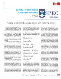 Going in circles: learning styles and learning cycles