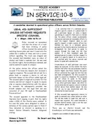 In service: 10-8 Vol.6: Iss.2, 2006