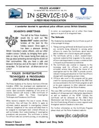 In service: 10-8 Vol.8: Iss.6, 2008