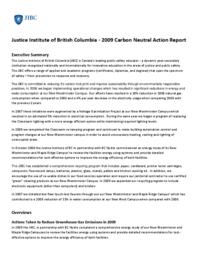 2009 carbon neutral action report