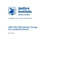 JIBC 2023 PSO climate change accountability report