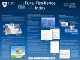Rural resilience index