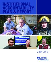 Institutional accountability plan and report 2014-2015