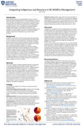 Integrating Indigenous-led recovery in BC wildfire management